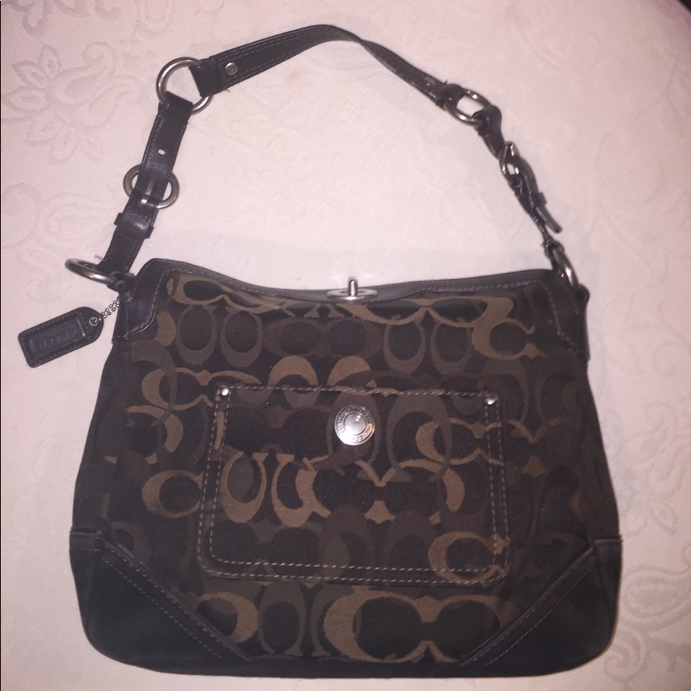 Coach Chelsea Optic signature shoulder bag